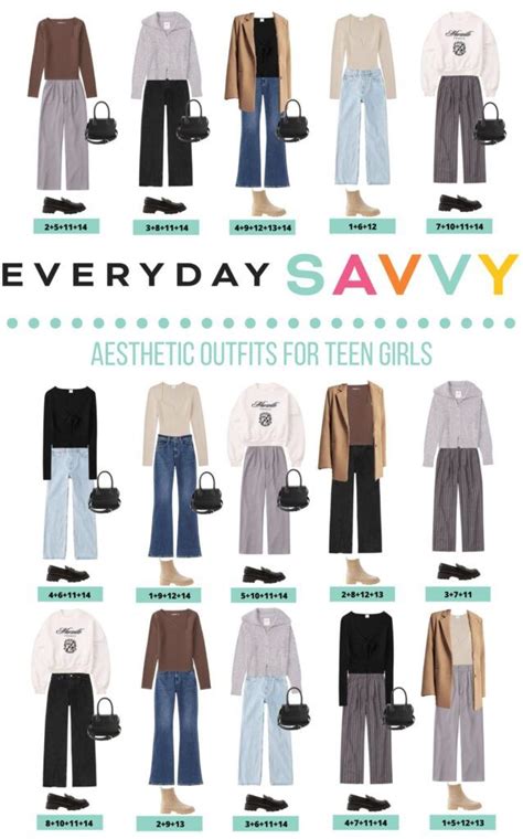 teenage outfit ideas|aesthetic outfits for teen girls.